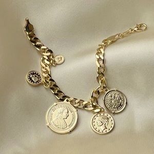 Coin Charm Bracelet